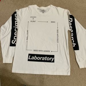 neighborhood tokyo long sleeve shirt; medium